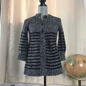 Dex Gray Knit button cardigan Sz S